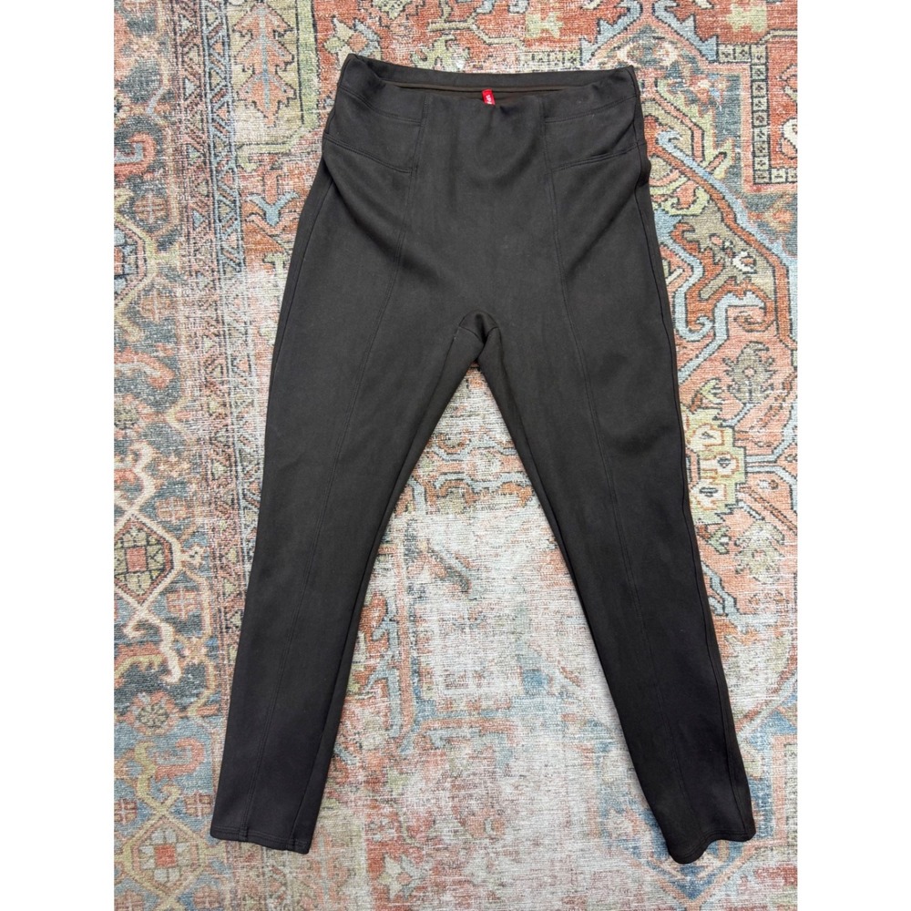 Spanx Perfect Pant Back Panel Skinny Brown High Waist Leggings Size S Petite